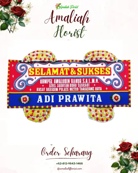 Papan Bunga Ucapan Selamat Kecepak